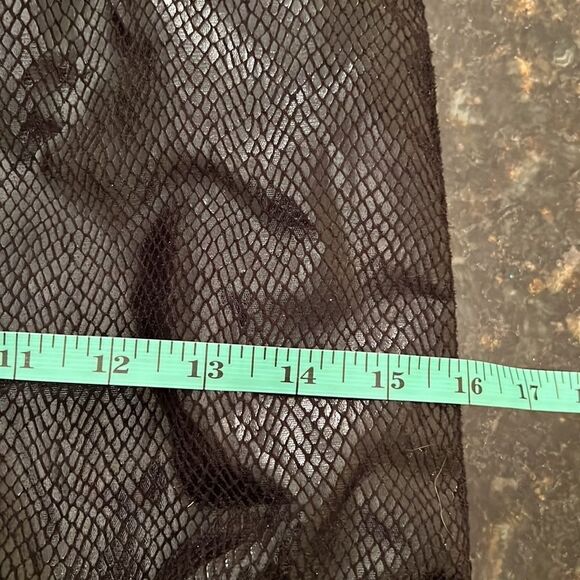 *Jimmy Choo* Parfums Black Burnout Reptile Tote Shopper - Picture 3 of 10